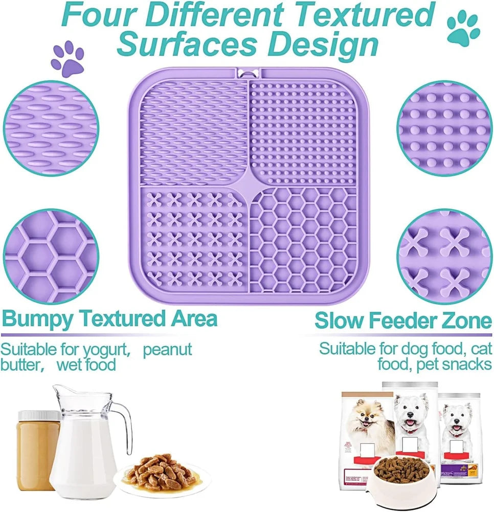 Silicone lick mat of PET