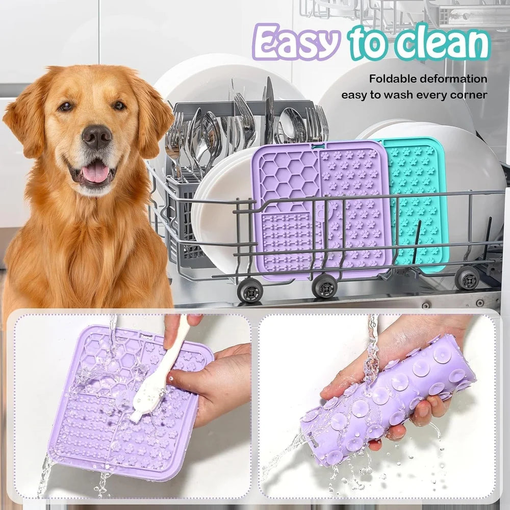 Silicone lick mat of PET