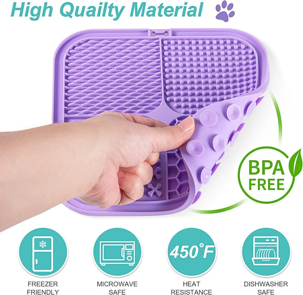 Silicone lick mat of PET