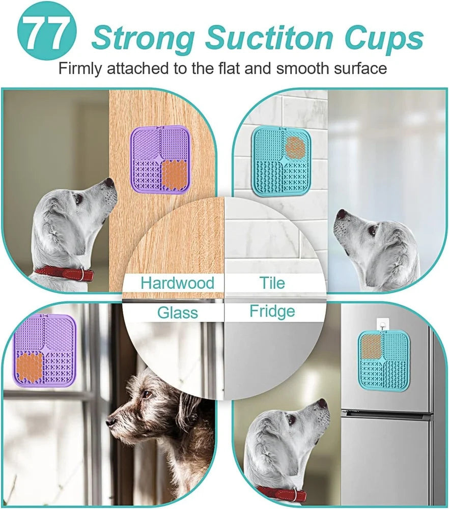 Silicone lick mat of PET